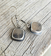 Load image into Gallery viewer, Natural Druzy Drop Earrings
