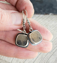 Load image into Gallery viewer, Natural Druzy Drop Earrings
